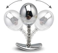 Ànâl Dilâtateurs Plug de taille différente Diamond Jewel Toys Kit de formateur en acier inoxydable Plug en forme de coeur Stimulateur de dos Balle de massage Meilleure idée de cadeau pour femmes T2