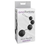 Anal Fantasy Boules anales Deluxe Vibro Noir