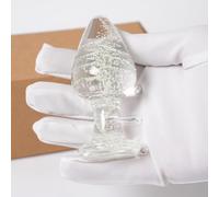 Anal Plug 100mmØ40mm en Verre Brille dans le noir Crystal | YILUQIFLY Luminosité Jeu de température Entraînement Butt Anaux Jouet Sexuel Prostate massager homme femme Débutant SM SUBS