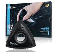 ANALAN Brosse Anti Poils Animaux, Mini Epilateur de Poils d'animaux pour Chiens et Chats, Brosse pour Voitures, Tapis, Peluches, Canapé et Meubles (Black)