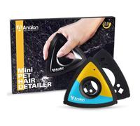 ANALAN Brosse Anti Poils Animaux, Mini Epilateur de Poils d'animaux pour Chiens et Chats, Brosse pour Voitures, Tapis, Peluches, Canapé et Meubles(avec 1 Lame supplémentaire) (Bleu Clair)