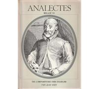 Analectes. Milan 70, De l'Imposture des Diables.