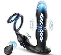 Ànâles-Plúg Prosṭatique Point G Stimulateur de prostate et testicules chauffant télécommandé Gabe KGQ1