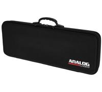 Analog Cases Pulse Case pour Arturia KeyStep Pro ou synthétiseurs comparables (étui de Transport en EVA/Nylon moulé Durable, poignée moulée, Pochette en Filet intégrée), Noir