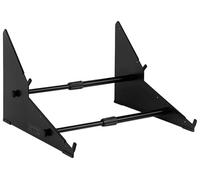 Analog Cases XTS Stand : Support de Bureau Professionnel à 2 Niveaux (équipement de Studio en tôle 100% Solide, Largeur réglable de 27 à 47 cm, Support DJ avec ergonomie améliorée)