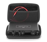 Analog Cases GLIDE Case pour Motu M2 ou M4, Housse de protection premium (ajustement parfait, matériau de haute qualité, fermeture éclair sur le pourtour, compartiment pour câble), Noir