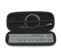 Analog Cases Glide Case pour Teenage Engineering OP-Z ou synthétiseurs comparables (étui de Transport/Pochette en Simili Cuir imperméable, avec poignée Robuste en Caoutchouc), Noir