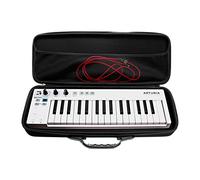 Analog Cases Pulse Case pour Arturia KeyStep, Native Instruments M32 ou contrôleurs midi comparables (Mallette de Transport en EVA/Nylon moulé Durable, avec poignée en Caoutchouc Robuste), Noir
