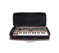 Analog Cases PULSE Case pour Korg MicroKorg/MicroKorg XL+ ou synthétiseurs comparables (étui de transport en EVA/nylon moulé durable, poignée de première classe), Noir
