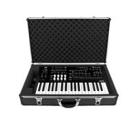Analog Cases Unison Case pour Korg Wavestate (boîtier de Transport, Protection d'angle en Aluminium, Couvercle rembourré avec poignée, Compartiments de Rangement des câbles), Noir