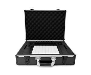Analog Cases Unison Case pour Les contrôleurs Ableton Push 2 ou similaires (Mallette de Transport, Protection d'angle en Aluminium, Couvercle rembourré avec poignée), Noir
