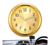 Analog Clock Car Dashboard - Small Glowing Quartz Clock for Vehicle | Stick On Automotive Clocks, Dashboard Replacement Accessory, Easy Install Car Clocks for Cars Trucks SUVs Van, Battery Powered