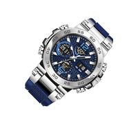 Analog Digital Watch - Time Wristwear | Waterproof Timepiece with Alarm Calendar Backlight Chronograph Gear Luminous Display for Sports Training, Office Commuting