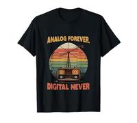 Analog Forever Digital Never Ham Radio Amateur Radio T-Shirt