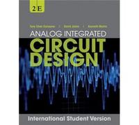 Analog Integrated Circuit Design International Student Version by Martin & Kenneth University of Toronto & Canada Tony Chan Carusone, David A Johns, Kenneth W Martin (Auteur)