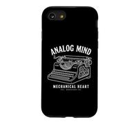 Analog Mind Mécanique Coeur Vintage Machine à écrire Coque pour iPhone SE (2020) / 7/8