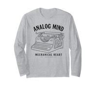 Analog Mind Mécanique Coeur Vintage Machine à écrire Manche Longue