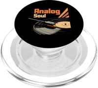 Analog Soul Music Retro Sound Vinyl Lover PopSockets PopGrip pour MagSafe