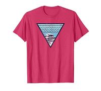 Analog Sound Waves Synth Techno Synthétiseur ADSR DAW Acid T-Shirt, Homme, Rouge Chiné, XL
