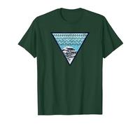 Analog Sound Waves Synth Techno Synthétiseur ADSR DAW Acid T-Shirt, Homme, Vert Forêt, 3XL