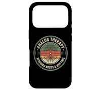 Analog Therapy Disque Vinyle rétro Arbre Racines Rythmes Coque pour iPhone 17 Pro