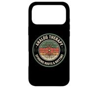 Analog Therapy Disque Vinyle rétro Arbre Racines Rythmes Coque pour iPhone 17 Pro Max