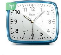 Analoger Funkwecker Im Retro-Design Mit Abgerundeten Ecken/Material: Kunststoff/Farbe: Blau/Modell: 25363