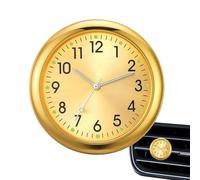 Analogique Lumineux - À Quartz Pour Tableau De Bord De Voiture, Design Compact Et Autocollant | Mini Montres De Rechange Résistantes, Élégant Accessoire Intérieur Avec Support Adhésif Pour D
