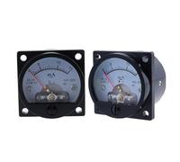 Analogique Panneau Ampèremètre 1 ampèremètre analogique rond de classe SO-45, précision 2,5, DC 0-100 mA, noir(DC 3MA)