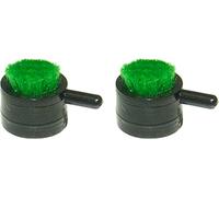 ANALOGIS Brosse de rechange « Greenhead » pour tapis mouillé Vert/noir