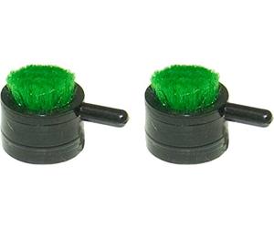 ANALOGIS Brosse de rechange « Greenhead » pour tapis mouillé Vert/noir