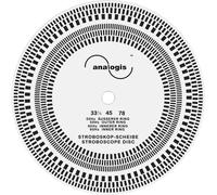 Disque stroboscopique réglage 33/45/78 tr rpm 50 & 60 Hz Analogis PERFECT PITCH