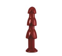 Analplug Eichel Trio rot 26,5 x 6,5 cm