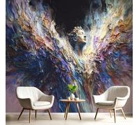 ANALTIRCE Papier Peint Intissé Résumé Femme, Papier Peint Panoramique Motif Relief 3D Portrait, Fresque Murale 100×70cm, Décoration Murale Pour Salon, Chambre, Bureau