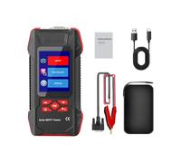 Analyse avancée de l'efficacité MPPT pour les systèmes solaires Testant les tensions de puissance du courant dans les composants photovoltaïques avec écran LCD et fonction d'enregistrement des données