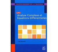 Analyse complexe et équations différentielles L2-m1 - Luís Manuel Barreira - Edp Sciences - broché - Etude