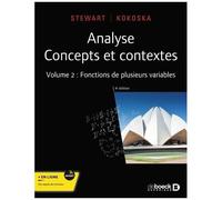 Analyse, Concepts Et Contextes - Volume 2 : Fonctions De Plusieurs Variables