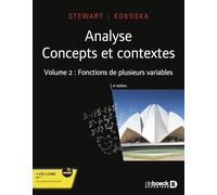 Analyse: Concepts et contextes. Volume 2 : Fonctions de plusieurs variables