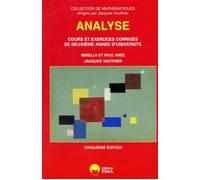 Analyse [cours et exercices corrigés de deuxième année d'université] - deuxième année de DEUGMathématiques Tome 2 - Mirella Krée - Eska - Livre