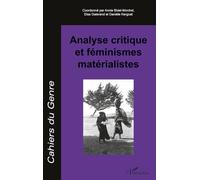 Analyse critique et féminismes matérialistes – Hors-série 2016 – L'Harmattan