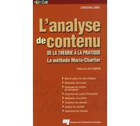 ANALYSE DE CONTENU