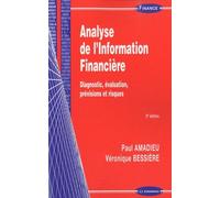 Analyse De L'information Financière - Diagnostic, Évaluation, Prévisions Et Risques