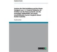 Analyse der Ode Heidelberg und der Elegie Stutgard von J. C. Friedrich Hölderlin im Hinblick auf die Natursymbolik und die jeweiligen Städtebilder mit einem anschließenden kurzen Vergleich dieser beid