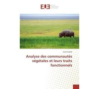 Analyse des communautes vegetales et leurs traits fonctionnels - Kabedi - Universitaires Europeennes - broché - Essai