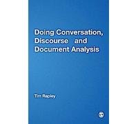 Analyse des conversations, des discours et des documents