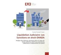 Analyse des diverses sanctions dans le cadre de l'acte uniforme relatif aux procedures collectives - Youssouf Youya - Universitaires Europeennes - broché - Essai