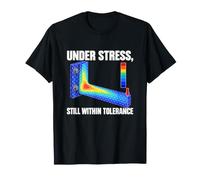 Analyse des éléments Finis Ingénieur mécanique Humour de Stress T-Shirt