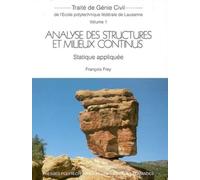 Analyse des structures et milieux continus: Statique appliquée