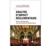 Analyse d'impact reglementaire air Balises méthodologiques pour mieux évaluer les réglementations - Lamari/bouchard - Presses Universite Du Quebec - broché - Etude
