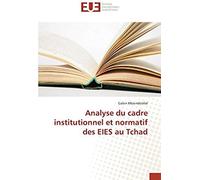 Analyse Du Cadre Institutionnel Et Normatif Des Eies Au Tchad